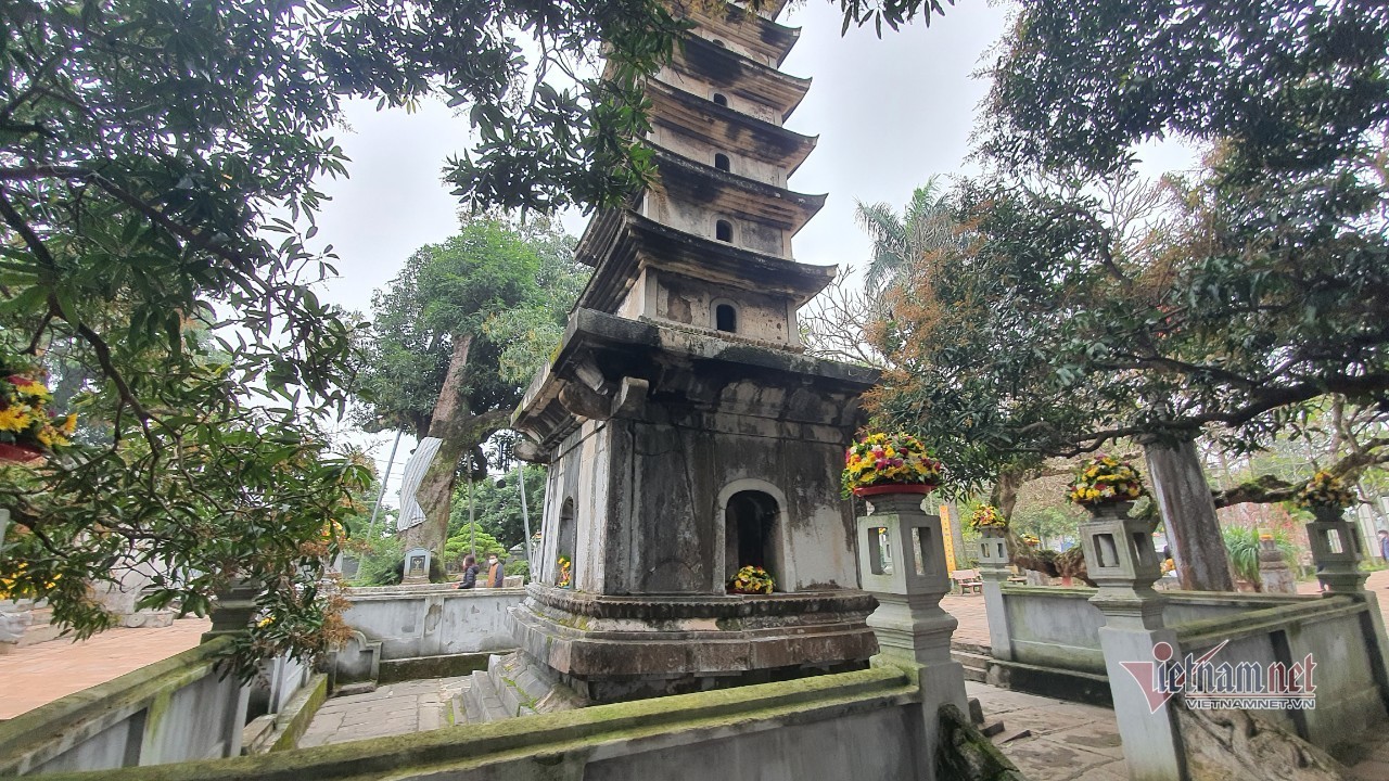 Những 'báu vật xanh' vô giá trong ngôi chùa Tháp hơn 800 tuổi