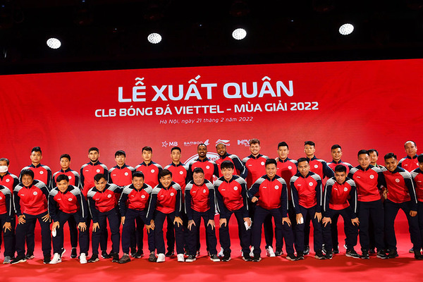 Viettel xuất quân, quyết tranh ngôi vô địch V-League 2022