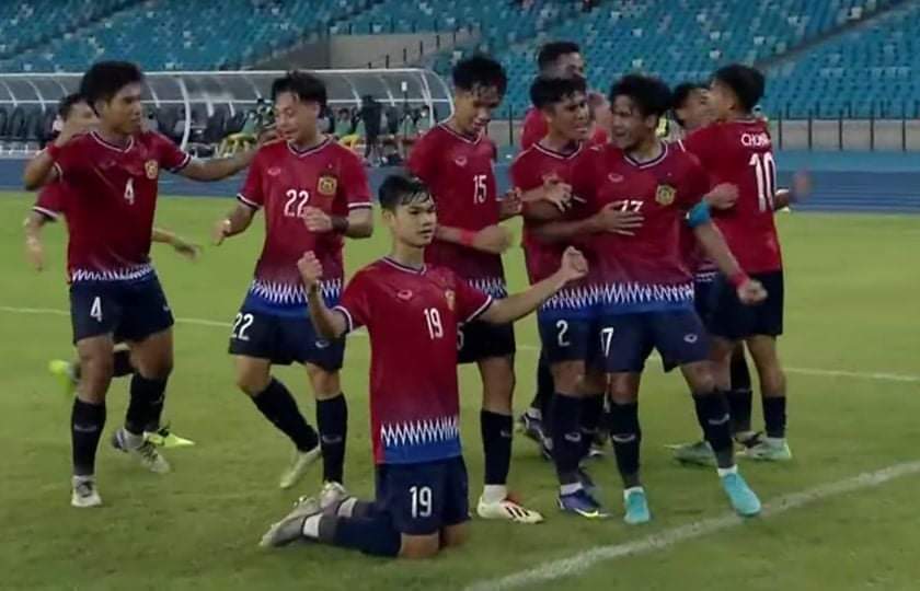 Vùi dập Malaysia, U23 Lào gây địa chấn với vé bán kết U23 Đông Nam Á