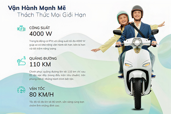 4 công nghệ đặc biệt của xe máy điện thời trang VinFast Vento