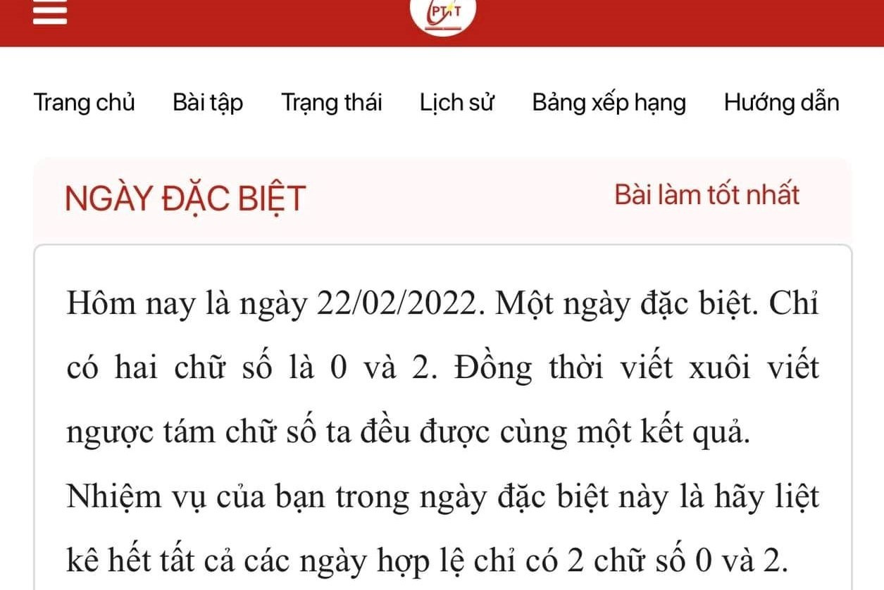 Bài tập lạ lùng ngày 22/2 khiến sinh viên IT sốt sắng