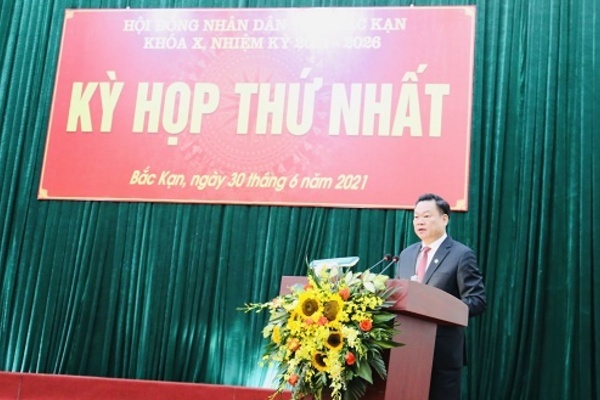 Phát biểu của ông Hoàng Duy Chinh tại kỳ họp thứ nhất, HĐND tỉnh Bắc Kạn khóa X