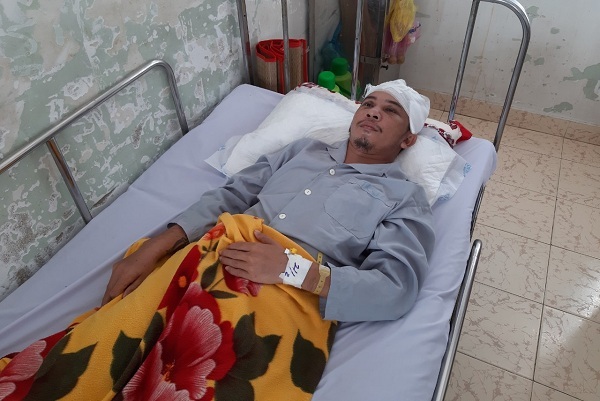 Anh Nguyễn Kim Phong bị tai nạn mùng 1 Tết được giúp đỡ hơn 50 triệu đồng