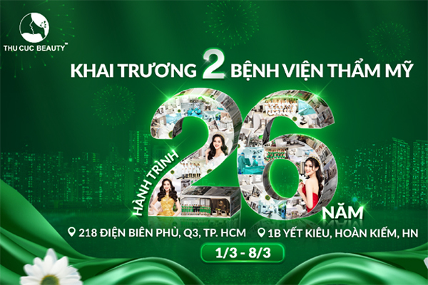 Đếm ngược ngày khai trương 2 bệnh viện thẩm mỹ Thu Cúc