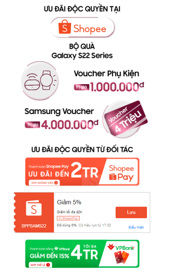 'Put bricks' Galaxy S22 Series on Shopee, receive offers up to more than 11 million