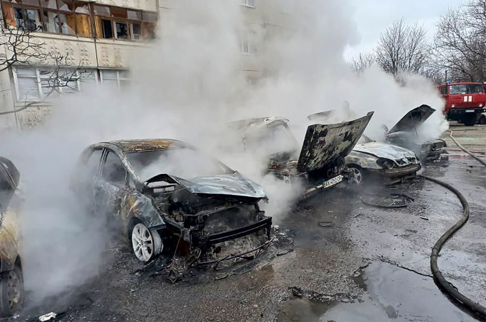 Hình ảnh những dấu vết bom đạn ở Ukraine