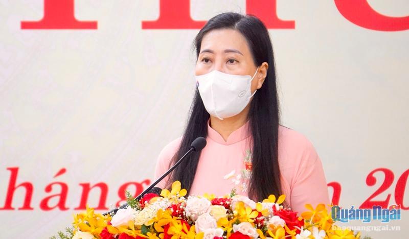 Bài phát biểu bế mạc Kỳ họp thứ 2, HĐND tỉnh khóa XIII của Bí thư Tỉnh ủy, Chủ tịch HĐND tỉnh Bùi Thị Quỳnh Vân