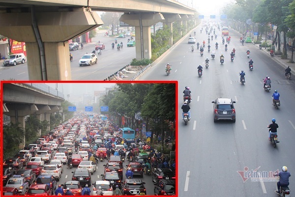 Hình ảnh Hà Nội vắng lạ thường trong những ngày F0 tăng nhanh