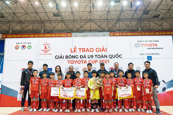 Giải Bóng đá U9 toàn quốc Toyota Cup 2021 truyền cảm hứng cho thế hệ tương lai