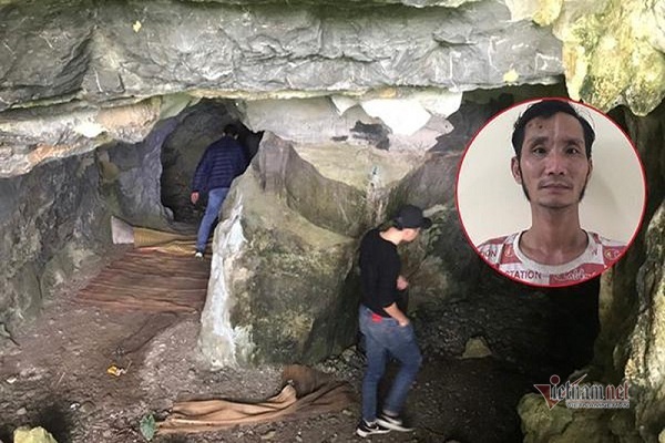 Lối sống kỳ quái trong hang đá của kẻ giết bố đẻ ở Quảng Bình