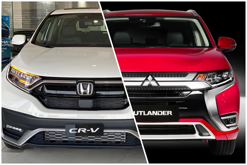 Gần 1 tỷ: Chọn Mitsubishi Outlander hay Honda CR-V?