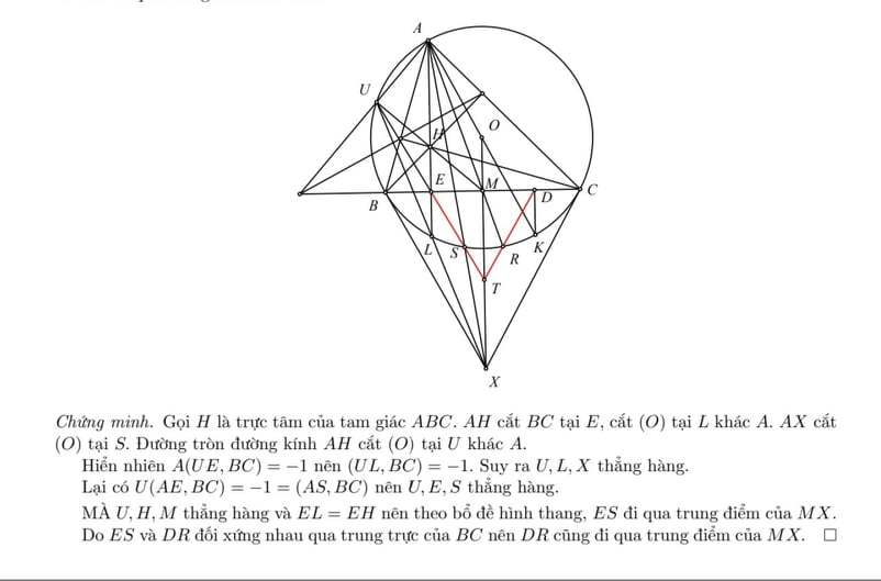 2 bài hình học trong đề thi chọn học sinh giỏi Toán quốc gia