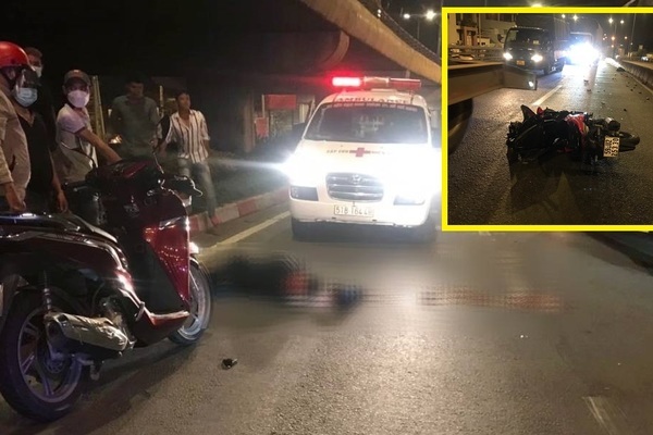 Xe máy tông nhau cực mạnh trên cầu ở TP.HCM, nam thanh niên chết thương tâm