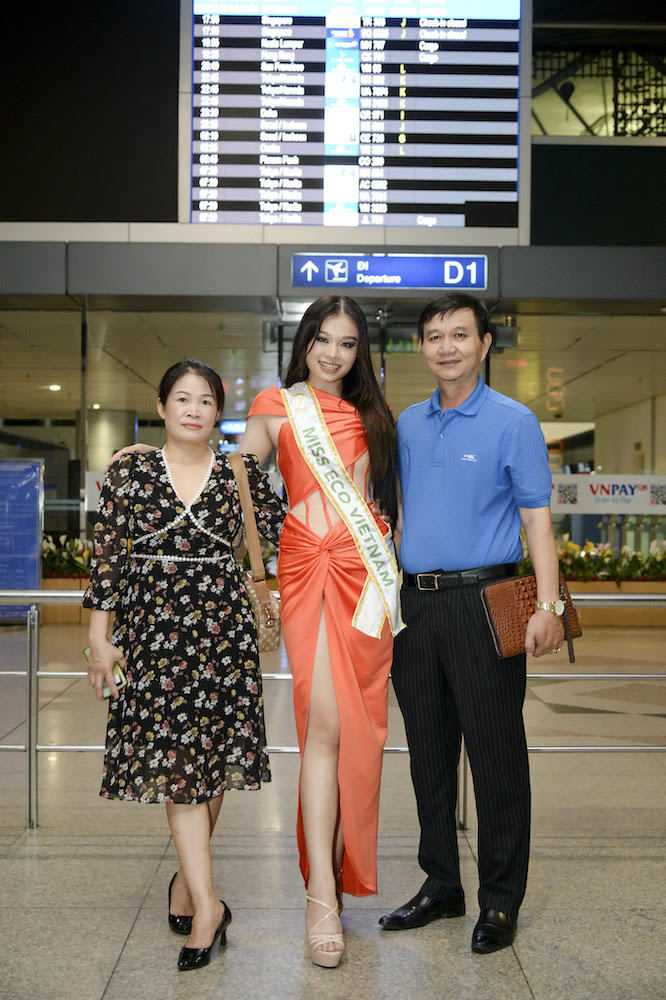 Trần Hoài Phương sang Ai Cập dự thi Miss Eco International 2022