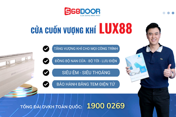 Cửa cuốn vượng khí S68DOOR, xu hướng mới trên thị trường