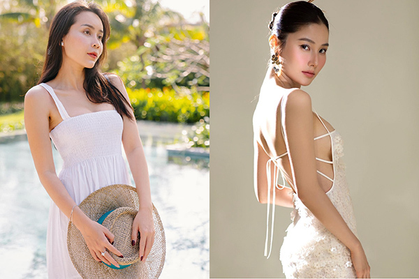 Lưu Hương Giang, Diễm My gợi cảm với đầm hai dây