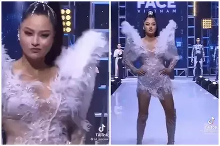 Vũ Thu Phương catwalk như 'cá chiên' vẫn làm giám khảo Miss Universe