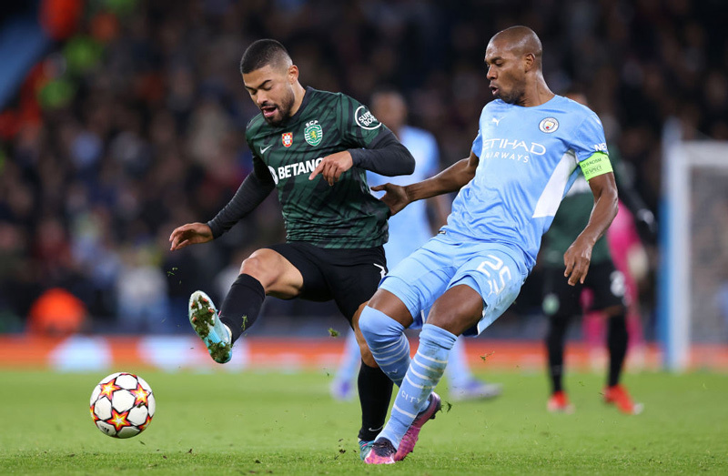 Giữ chân trụ cột, Man City bị Sporting níu chân