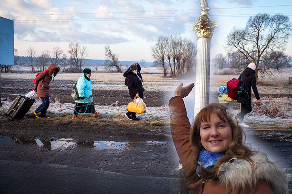 HDV livestream trên đường lánh nạn, cho khách 'tham quan' thực tế nghiệt ngã ở Ukraine
