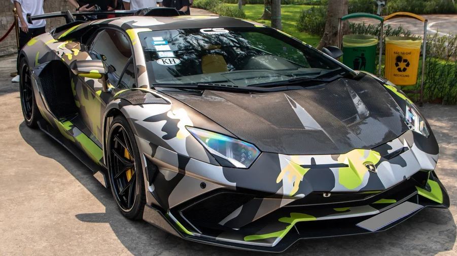 Cận cảnh siêu xe Lamborghini Aventador độ Duke Dynamics tại TP.HCM