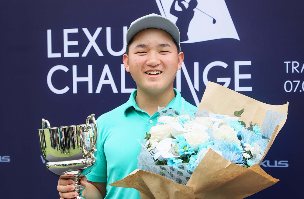 Golfer 15 tuổi vô địch Lexus Challenge 2022