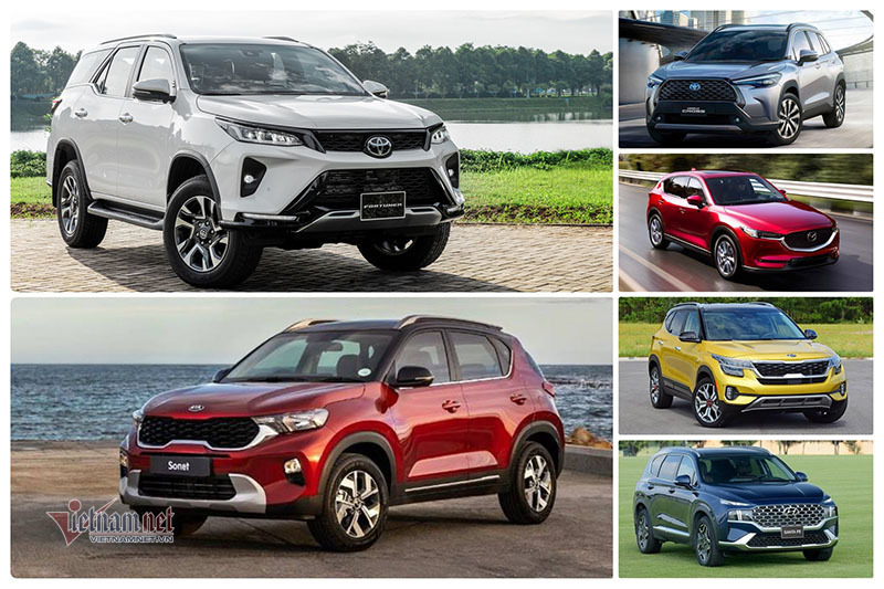 Xe đa dụng tháng 2: Tucson mất hút, Fortuner 'dắt tay' Sonet vào top 5