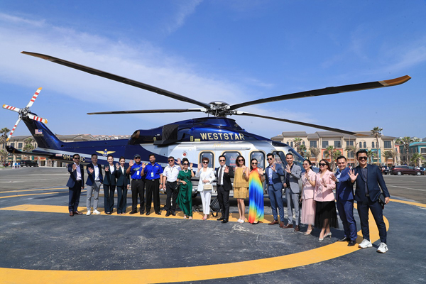 NovaWorld Phan Thiet đón khách tham quan bằng trực thăng