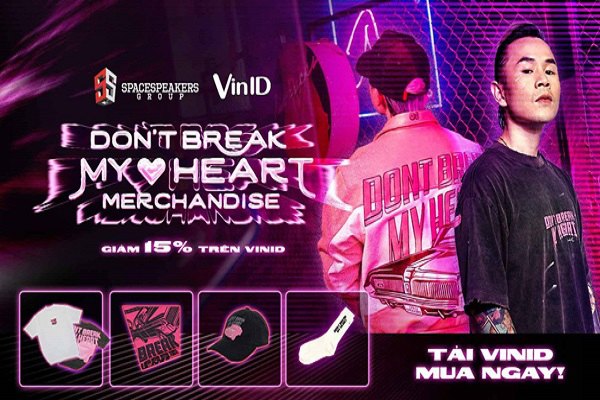 VinID hợp tác Binz độc quyền phân phối BST thời trang ‘Don’t Break My Heart’