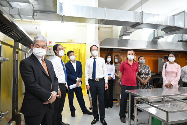 One more Japanese standard half-boarding kitchen in Ho Chi Minh City