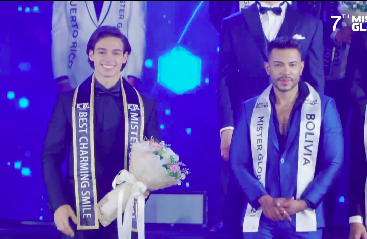 Having trouble in the final night, Danh Chieu Linh still won the Mister Global runner-up