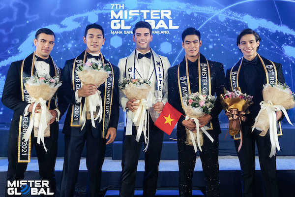 Danh Chieu Linh of Vietnam suddenly won the Mister Global runner-up