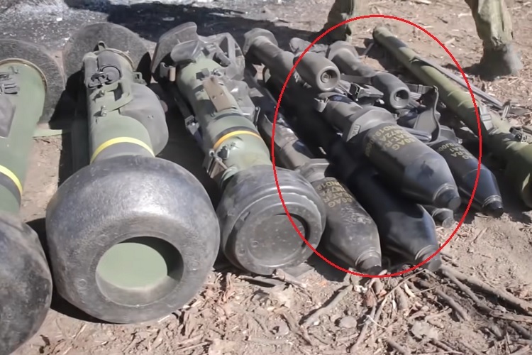 Russian soldiers seize a series of Western weapons that aid Ukraine