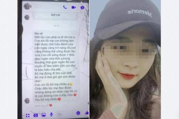 Nữ sinh mất tích với dòng tin nhắn 'bệnh của con trở nặng rồi'