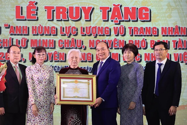 Chủ tịch nước truy tặng danh hiệu Anh hùng LLVTND cho ông Lữ Minh Châu