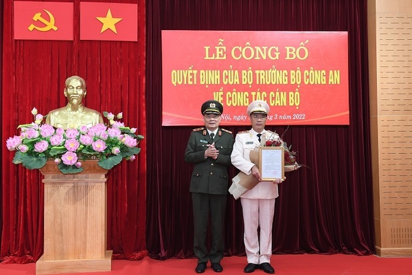 Bộ Công an điều động Thiếu tướng Cao Đăng Hưng nhận nhiệm vụ mới
