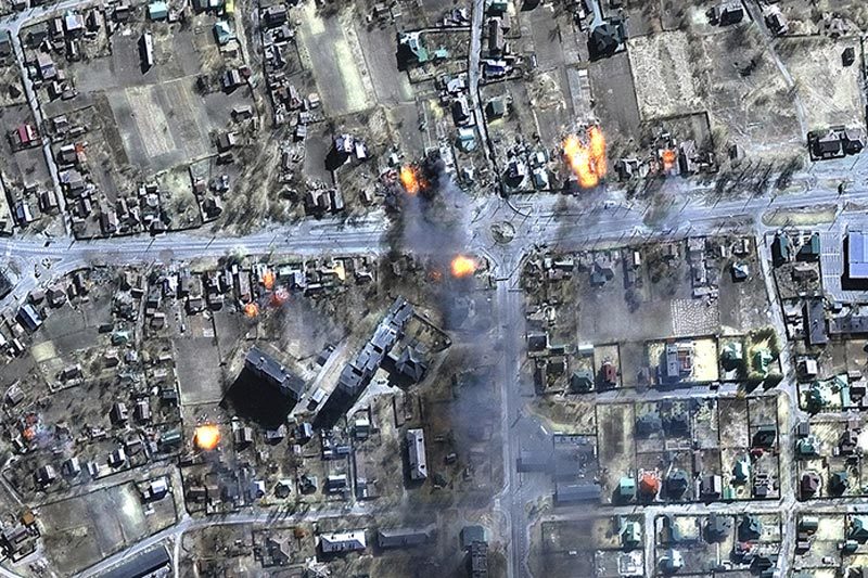 Chùm ảnh lột tả tổn thất của Ukraine nhìn từ trên cao