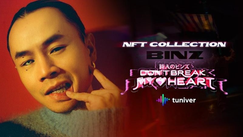Rapper Binz ra mắt bộ sưu tập NFT ‘Don’t Break My Heart’