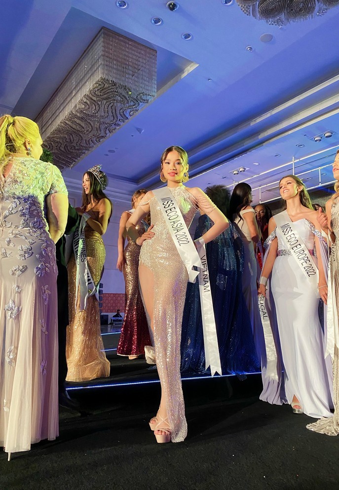 Trần Hoài Phương đạt Miss Eco Asia tại Miss Eco International