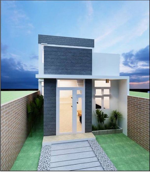 Level 4 houses with flat roofs are popular for construction
