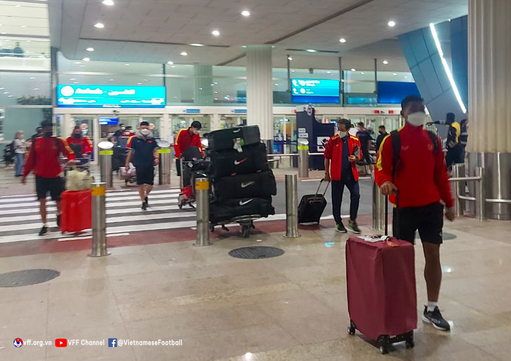 U23 Vietnam arrives in Dubai, ready to play Iraq, Croatia