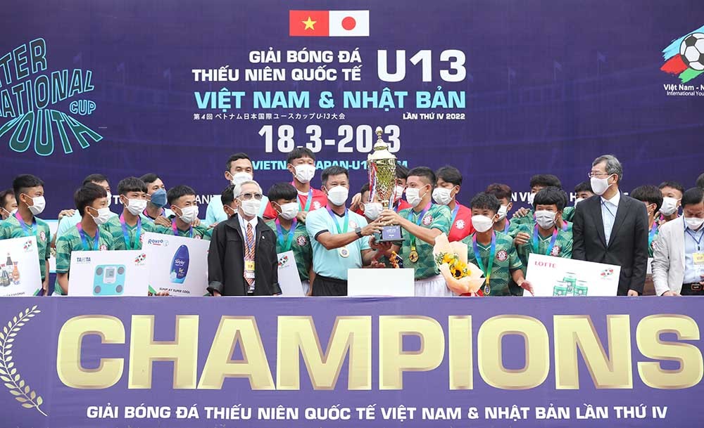 TP.HCM vô địch giải U13 Việt Nam - Nhật Bản