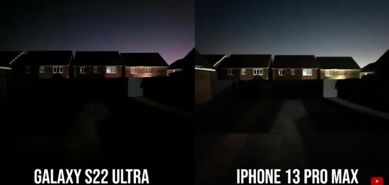 So sánh chất lượng camera Galaxy S22 Ultra và iPhone 13 Pro Max