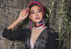 'Hoa hậu biển' Hoàng Ngân đẹp lạ với áo dài của NTK Đinh Văn Thơ