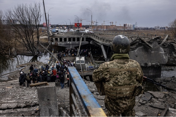 War entered the second month, Ukraine fiercely fought back