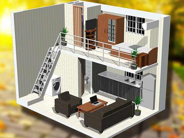 Building a level 4 house with a mezzanine from 200 million VND