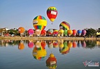 Du khách thích thú bay khinh khí cầu, ngắm Hội An từ độ cao 20 mét