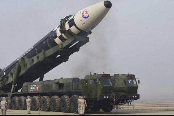 Close-up of North Korea's largest intercontinental ballistic missile