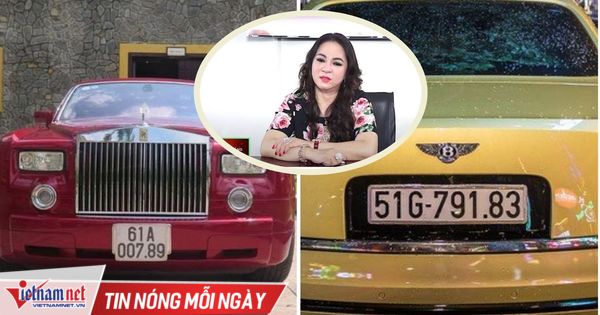 The terrible couple of Rolls-Royce and Bentley of Mrs. Nguyen Phuong Hang