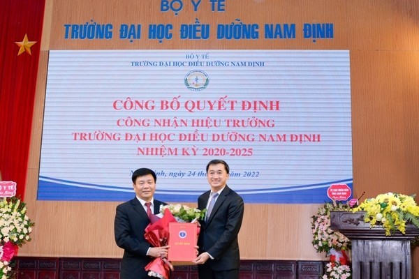 Dr. Truong Tuan Anh is the Rector of Nam Dinh University of Nursing