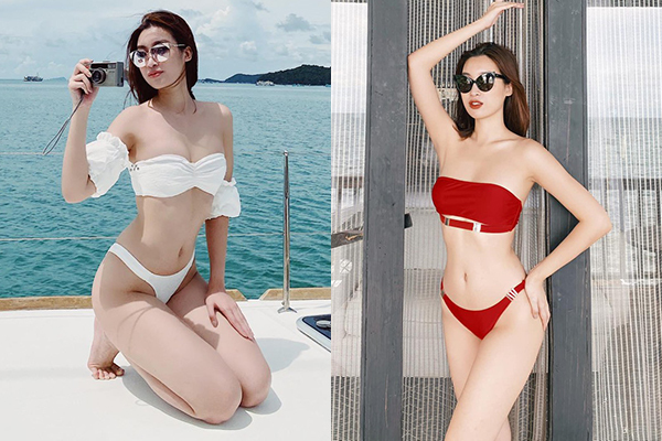 Hoa hậu Đỗ Mỹ Linh diện bikini gợi cảm, đẹp hút mắt